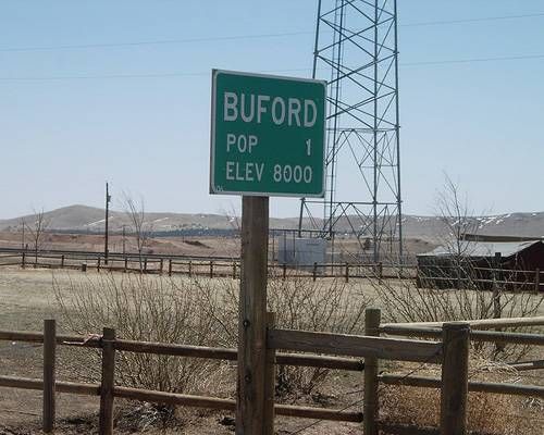 Buford, самый маленький город Америки