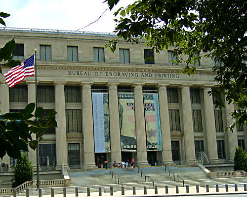 Bureau of Engraving and Printing in Washington, D.C.